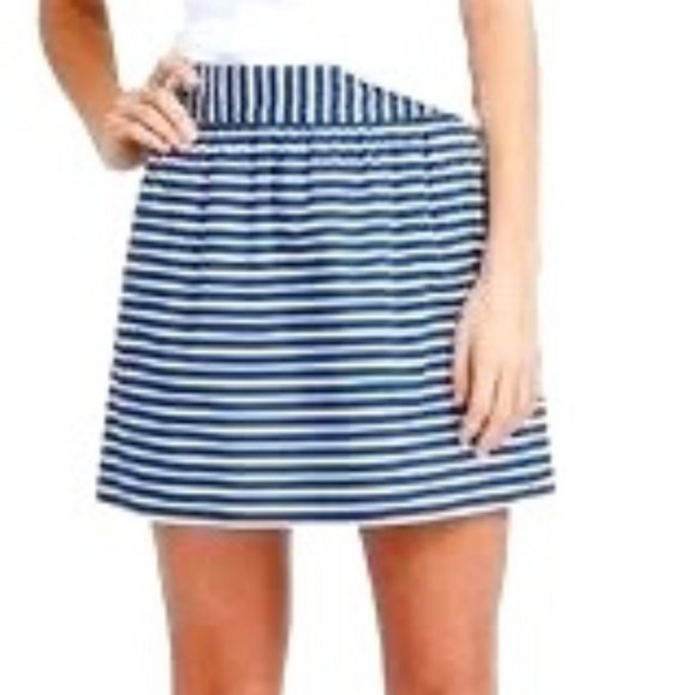 Vineyard Vines Nautical Stripe Mini Skirt 10‎ EUC